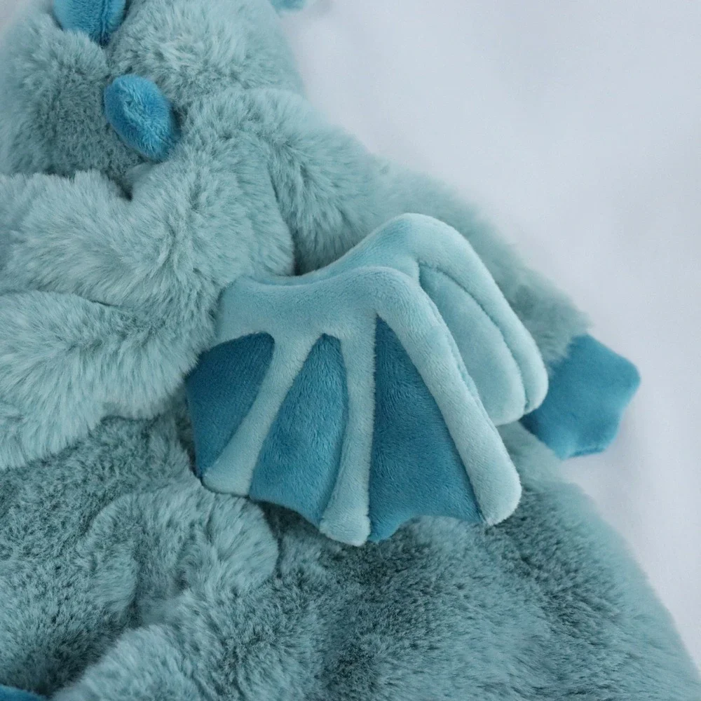 Douglas Blue Dragon Sshlumpie Baby Plush Stuffed Lovey Blanket Toy New with Tags